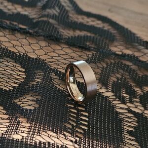 Rose Gold tone Tungsten Ring